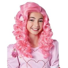 Category:Synthetic Wig; Gender:Women's,Girls'; Wig Type:Cosplay Wig,Natural Wigs; Occasion:Daily Wear,Vacation; Age Group:Adults,Kids; Cosplay Works:Descendants; Color Shade:Pink; Hair Material:Synthetic Hair; Cap Construction:Machine Made; Texture:Bouncy Curl; Length:Medium Length; Heat Resistant:Yes; Listing Date:07/29/2024; Cap Circumference:; Front to Back:; Nape of Neck:; Side to Side Across Forehead:; Side to Side Over Top:; Temple to Temple Across Back:; Hairstyle:Side Part; Can Be Permed Long Loose Curls, Bouffant Hair, Pink Costume, Curly Bob Wigs, Grey Wig, Natural Wigs, Red Wigs, Bouncy Curls, Wigs Online