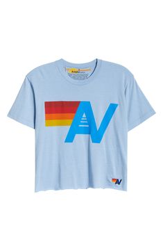 Aviator Nation Boyfriend Tee, Aviator Nation T Shirt, Preppy Items To Buy, Cute Clothes Preppy, Cute Trendy Clothes, Avatar Nation Clothes, Cute Preppy Things, Preppy Graphic Tees, Aviator Nation Shirt