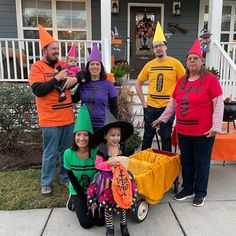 a group of people dressed up in halloween costumes