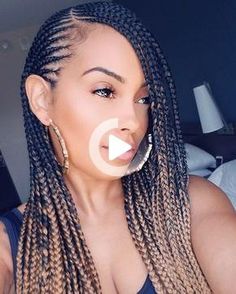 Tresses ombrées Cornrows With Weave, Braiding Hair Colors, Hair Braider, Hoco Hairstyles, Bridal Hair Updo, Cool Braid Hairstyles, Game Day Hair, Braids With Curls, Braids With Weave