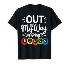 PRICES MAY VARY. Lightweight, Classic fit, Double-needle sleeve and bottom hem Bingo Night, Shop Top, Fashion Brands, Bingo, My Way, Branded T Shirts, Top Styles, Fashion Branding, T Shirts