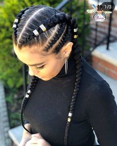 Hairstyles Asian, Queer Women, Edwardian Hairstyles, Two Braid Hairstyles, Feed In Braids Hairstyles, Goddess Braids Hairstyles, Braids Hairstyles Pictures, Braided Cornrow Hairstyles, Hairstyles Women