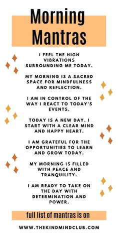 Morning Mantras, How To Believe, Morning Mantra, Gratitude Affirmations, Energy Healing Spirituality, Clear Mind