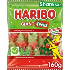 a bag of harbo giant trees candy