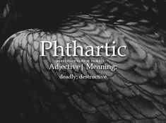 an advertisement for the book, phtharitic