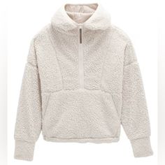 Prana Polar Escape Half Zip Plus “Dreamdust” Cream Color (Outdoor Lighting Makes It Look Pinkish- But It’s Not) Ultra Soft Plush Sherpa Style Recycled Polyester Chenille Fleece Outer Lined With Organically Grown Cotton And Recycled Polyester Blend Heathered Jersey Knit Oversized Hood Internal Front Pocket Adjustable Bottom Opening With Drawstring Relaxed Fit Women’s Size 1x, Please See Photos For Approximate Measurements New With Tags Smoke Free Pet Friendly Home Half Zip Top, Orange Hoodie, Hoodie Oversize, Sherpa Pullover, Half Zip Pullover, Pullover Jacket, Hooded Pullover, Women Pullover, Half Zip