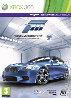 the box art for the new xbox version of the video game bmw 3 - series