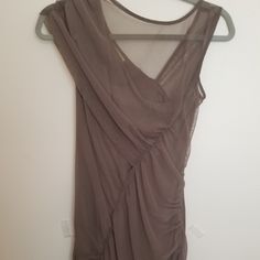 Absolutely Beautiful Sleeveless Mini Dress. Used In Excellent Like Brand New Condition. Has A Side Zipper. Casual Sleeveless Sheer Dress, Casual Sheer Sleeveless Dress, Sleeveless Sheer Cocktail Dress, Sheer Sleeveless Cocktail Dress, Spring Sleeveless Sheer Mini Dress, Spring Sheer Sleeveless Mini Dress, Fitting Dress, Gianni Bini, Sleeveless Mini Dress