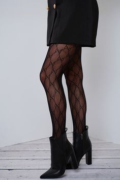 Fashion Tights Material: 93% Nylon, 7%Spandex Size: One Size Height: 5'-5'10 Weight: 100-175lbs Rhinestone Fishnet Tights, Pattern Tights, Tights Fashion, Stockings Outfit, Lace Tights, Patterned Tights, Fishnet Tights, Fishnet Stockings, Fashion Tights