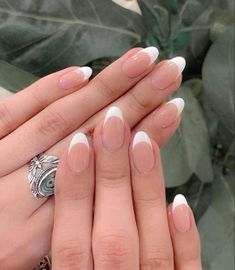 Celeb Nails, Rounded Acrylic Nails, Paznokcie Hello Kitty, Hoco Nails, White Tip Nails, Kutek Disney, Prom 2022, Formal Nails