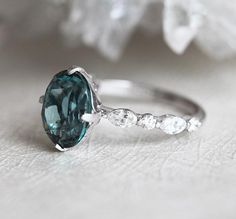 Paris Large Oval Sapphire Engagement ring White Gold – Capucinne Paris Ring, Blue Green Sapphire Ring, Gem Engagement Rings, Teal Sapphire Engagement Ring, Oval Sapphire Engagement Ring, Sapphire Diamond Engagement Ring, Engagement Ring Blue, Blue Sapphire Diamond Ring, Diamond Sapphire Engagement Ring