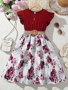 Vintage Flower Dress, Cute Outfits Dresses, Outfits Dresses, Flower Dress, Flower Dresses, Dress Fashion, Princess Dress, Vintage Flowers, Fashion Fashion