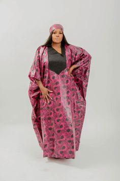 Stand out from the crowd in the stunning Ohogho Maxi Bubu - a versatile and comfortable fashion piece that exudes elegance and sophistication. This kaftan is perfect for the sophisticated and cultured woman who has a keen appreciation for traditional and contemporary textiles - a seamless blend of the two for an elegant and exclusive look. Dress it up with heels and jewelry for a wedding or dress it down with sandals for a vacation.  Bubu is named after the style of dance from Zimbabwe; Muchongo Latest Bubu Style, Headwrap Scarf, Bubu Gown, Bubu Gown Styles, Gown Style, Contemporary Textiles, Embroidery Cotton, African Attire, Synthetic Fabric