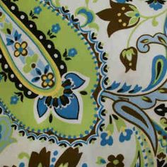 an image of a green and blue fabric