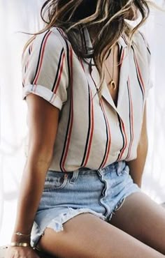 Cooler Style, Bohol, Trendy Summer Outfits, 가을 패션, Fashion Mode, Casual Summer Outfits, Style Outfits, Spring Summer Outfits