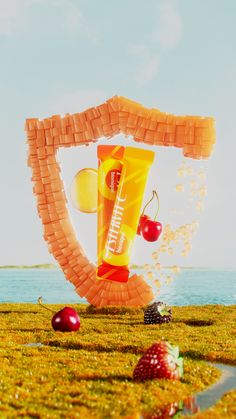 Houdini, Karma, Render Shot Composition, Blender Render, Honey Packaging, Color Mood, Social Media Design Graphics, Creative Ads, Social Media Design, Fairy Tale, Pastel Colors