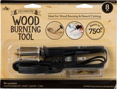 the wood burning tool is in its package