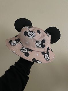 This is an adult size bucket hat.  Bucket hats are final sale.  Cute magical mouse & friend printed bucket hat with ears  The hat size is about 22 inches typical adult sized bucket hat Inside is lined with white fabric Adjustable Mickey Mouse Fun Hat, Fun Mickey Mouse Hat, Fun Mickey Mouse Themed Hat One Size Fits Most, Hat With Ears, Cute Disney Outfits, Magic Bag, Winter Girls, Ear Hats, Bucket Hats