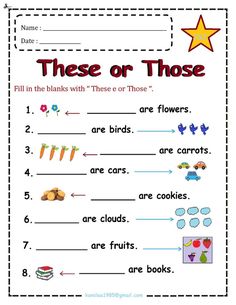 a worksheet with words and pictures on it