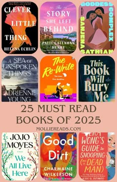 the 25 must read books of 2013 are featured in this image with text overlays