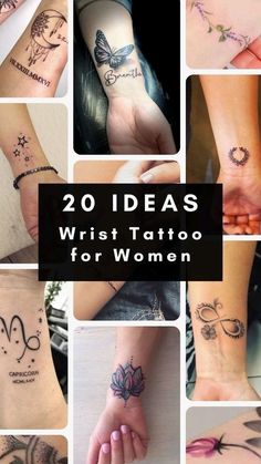 20 ideas wrist tattoo for women