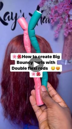 Big Bouncy Curls, Flexi Rods, Bouncy Curls, Style Tips, Hair Styles, Hair