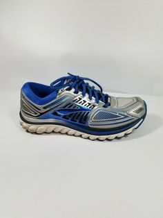 Brooks Glycerin G13 Blue/Silver Men's Running Shoes Low Top Sneakers Size 9 US. Condition is "Pre-owned". See pictures for details. Shipped with USPS Priority Mail. Casual Blue Running Shoes Fade-resistant, Blue Casual Running Shoes For Marathon, Casual Blue Running Shoes For Marathon, Brooks Glycerin, Shoes Low Top, Vintage Sneakers, Low Top Sneakers, Blue Vintage, Silver Man