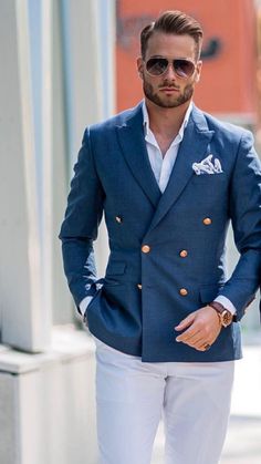 Tuxedo Suit For Men, Dapper Gentleman Style, Stylish Mens Suits, Blazer Outfits Men, Blue Suit Men, Classy Suits, Dress Suits For Men, Designer Suits For Men, Fashion Suits For Men