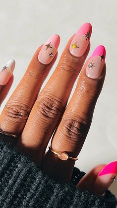 25 Neon French Nail Ideas That Pack a Vibrant Punch Neon French Manicure, Pink French Manicure, Hair Concerns, Green Tips, Knitting Patterns Free Cardigans, Classic Nails, Body Hair Removal, White Tip, Lip Hair