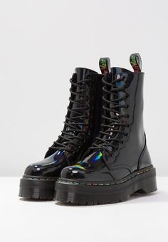 Dr Martens Jadon Hi, Jadon Hi, Dr Martens Jadon, Black Rainbow, Fancy Shoes, Girly Shoes, Aesthetic Shoes, Swag Shoes, Platform Ankle Boots