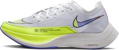 Amazon.com | Women's ZoomX Vaporfly Next% 2 - Size 9 US - White/Black Volt Racer-Blue | Fashion Sneakers Nike Web, World Athletics, Cooler Designs, Sneaker Release, Youth Sports, Nike Running