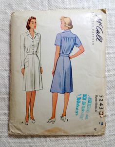 32-SAM 4870 1940s Nurse, Sewing Paterns, 70s Sewing Patterns, Zombie Walk, Plus Size Patterns, Shirtwaist Dress