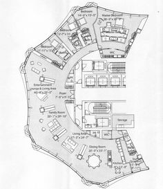 the floor plan for an apartment building