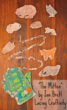 the mitten by jan breit lacing craftivity project for kids and adults