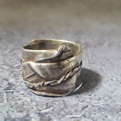 Sterling Silver Antiqued cast ring. One of a kind, millstone original. Cast Rings, Wearable Art, Sterling Silver Ring, Silver Ring, Sterling Silver Rings, Rings For Men, Silver Rings, Sterling Silver, Ring