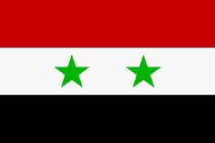 the flag of iraq with three green stars