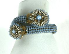 Miriam Haskell Elaborate Beaded Wrap Cuff Bracelet For Sale 2 Formal Beaded Costume Jewelry Bracelets, Formal Beaded Bracelets, Glass Beaded Costume Jewelry, Adjustable Beaded Evening Bracelets, Colorful Beaded Costume Jewelry, Vintage Hand-wrapped Beaded Bracelets, Vintage Miriam Haskell Jewelry, Miriam Haskell Necklace, Seed Bead Bracelets Diy