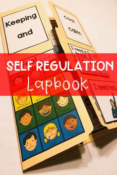 Emotion and behavior control and self-regulation lapbook and visual support tool for students with autism, asd, ebd and behavioral needs. Color coded with calm down tools, communication, take a break, i need help and appropriate behavior actions. Behavior thermometer. Mad, angry, sad and frustrated. #behavior #emotion #emotioncontrol #emotionalcontrol #behaviormanagement #calmdown #cooldown #behaviorsupports #behavior #autism #asd #lapbook #aba #appliedbehavioranalysis Identifying Emotions, Emotional Literacy, Staying Calm, Social Skills For Kids, Calm Down Corner, Visual Supports, Behavior Supports, Improve Communication Skills, Applied Behavior Analysis