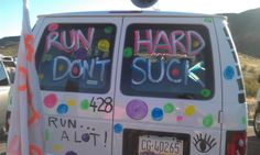 Team Theme Ideas, Ragnar Race, Van Decoration, Car Decorating Ideas, Ragnar Relay, Van Decor, Disney Half Marathon, Team Theme, Car Decorating