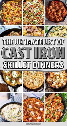 the ultimate list of cast iron skillet dinners