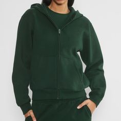 A Fan Favourite With A Reputation As The Hoodie Of All Hoodies, This Is A Zip-Up Sweatshirt With A Kanga Pocket, Dropped Shoulders And Ribbed Trim. It’s Made With Aritzia's Cozy Fleece Premium Midweight Fleece Famous For Its Soft-Brushed Back, Sueded Face And Cloud-Nine Plush Feel. The Best Kind Of Cozy. Faded Our Unique Wash Is Achieved Through A Special Technique Instead Of Dyeing The Fabric, We Dye The Finished Garment For A Dimensional, Sun-Faded Look And Lived-In Soft Feel. Features Midweig Aritzia Sweatshirts & Hoodies, Aritzia Sweater, Embroidery Materials, Colorful Hoodies, Zip Up, Body Shapes, Zip Hoodie, Zip Ups, Sweaters For Women