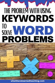 the problem with using keywords to solve word problems