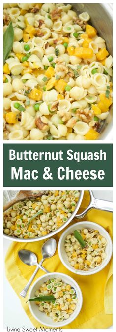 butternut squash macaroni and cheese is an easy side dish that's ready in less than 30 minutes