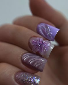 Short Square Nails, Ballerina Nails, Cute Nail Art, Crystal Nails, Square Nails, 3d Nails, Coffin Nails, Short Nails