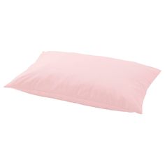 a pink pillow on a white background