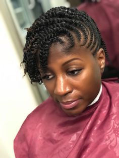 Statement Hairstyles, Comb Curls, Twists Short, Natural Braid Hairstyles, Flat Twist Styles, Healthy Black Hair, Natural Hair Hairstyles, African Hair Wrap, Natural Twist