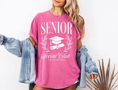 Senior 2025 Shirt, Class of 2025 Shirt, Senior Class of 2025 Graduation Gift, Senior Shirts 2025, Senior 2025 Tshirt, Graduation Shirts 2025 Comfort Colors