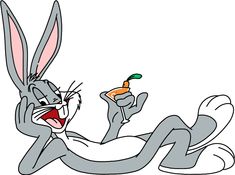 an image of a cartoon rabbit holding a carrot