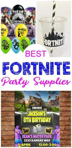 the best fortnite party supplies and decorations for birthdays, parties, and more