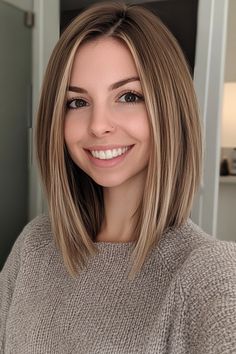 27 Chic Hairstyles for Thin Straight Hair You Need to Try in 2024 – CreativeBooster Ash Balayage, Balayage Hairstyles, Color Transition, Low Maintenance Hair